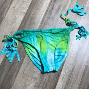 Lucky Brand tie dye bikini bottom